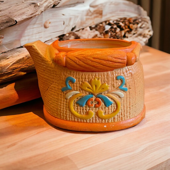 Accents Vintage Ceramic Teapot Planter Gvc Poshmark